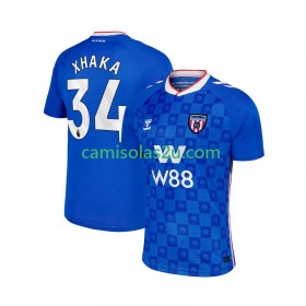 Camisolas de futebol Sunderland Granit Xhaka 34 Equipamento Alternativa 2025/26 Manga Curta